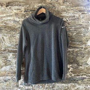 Nike Therma Top Cowl Neck Polar Turtle Neck Pullover Sweatshirt - Size Women's M
